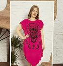 Women's Party Owl Dress Azizioglu Plus - 6750 - Tuzzut.com Qatar Online Shopping