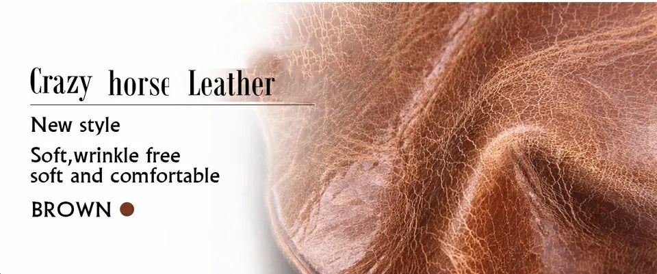 Contact's Vintage Crazy Horse Cowhide Genuine Leather Wallet N0029 Contact's Vintage Crazy Horse Cowhide Genuine Leather Wallet N0029