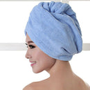 Women's Microfibre After Shower Hair Drying Wrap Towel Hair Turban Cap - Tuzzut.com Qatar Online Shopping