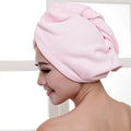 Women's Microfibre After Shower Hair Drying Wrap Towel Hair Turban Cap - TUZZUT Qatar Online Store
