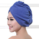Women's Microfibre After Shower Hair Drying Wrap Towel Hair Turban Cap - Tuzzut.com Qatar Online Shopping