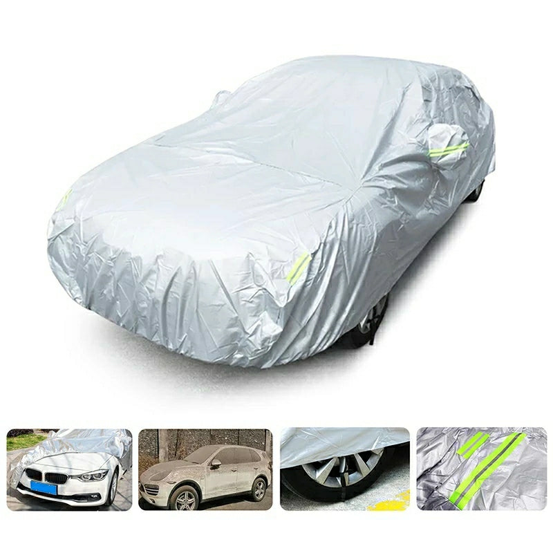 Universal Car Covers Indoor Outdoor Full Auot Cover Sun UV Snow Dust Resistant Protection for Sedan SUV - Tuzzut.com Qatar Online Shopping