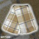 Turkish Women's Winter Woolen Check Shawl Scarf - Tuzzut.com Qatar Online Shopping