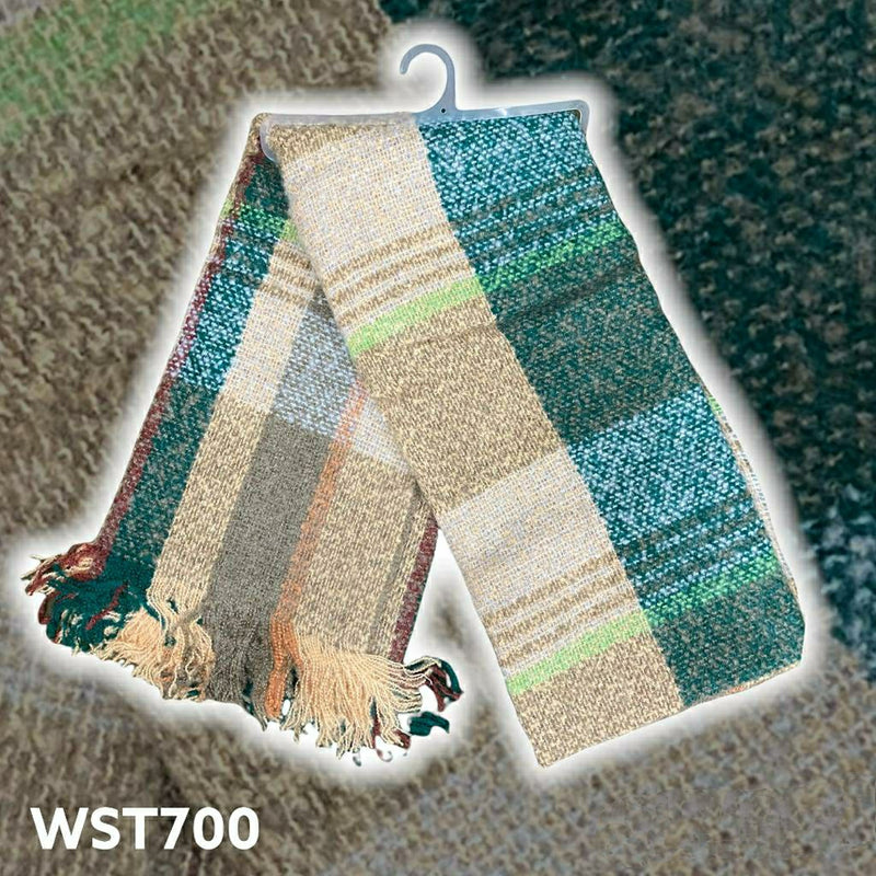 Turkish Women's Winter Woolen Check Shawl Scarf - Tuzzut.com Qatar Online Shopping