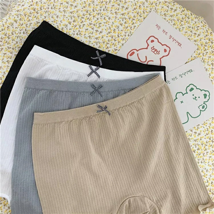 High-elastic briefs high-waist Shorts Boxer Panties for Women D-3046 - TUZZUT Qatar Online Store