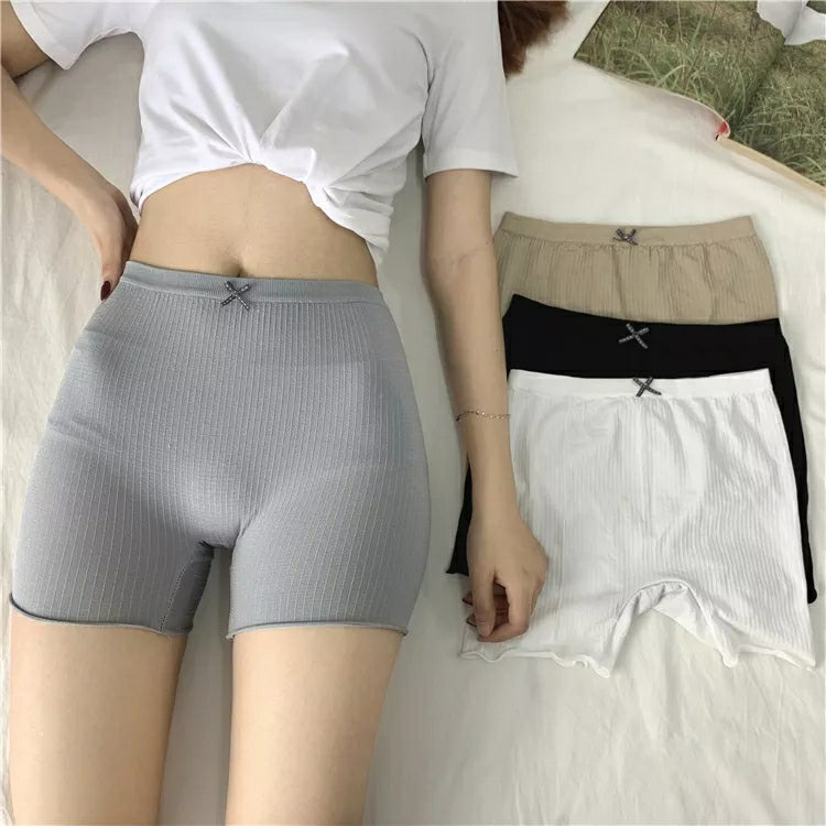 High-elastic briefs high-waist Shorts Boxer Panties for Women D-3046