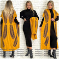 Turkish Woven Long Coat Sweater Set - TUZZUT Qatar Online Store