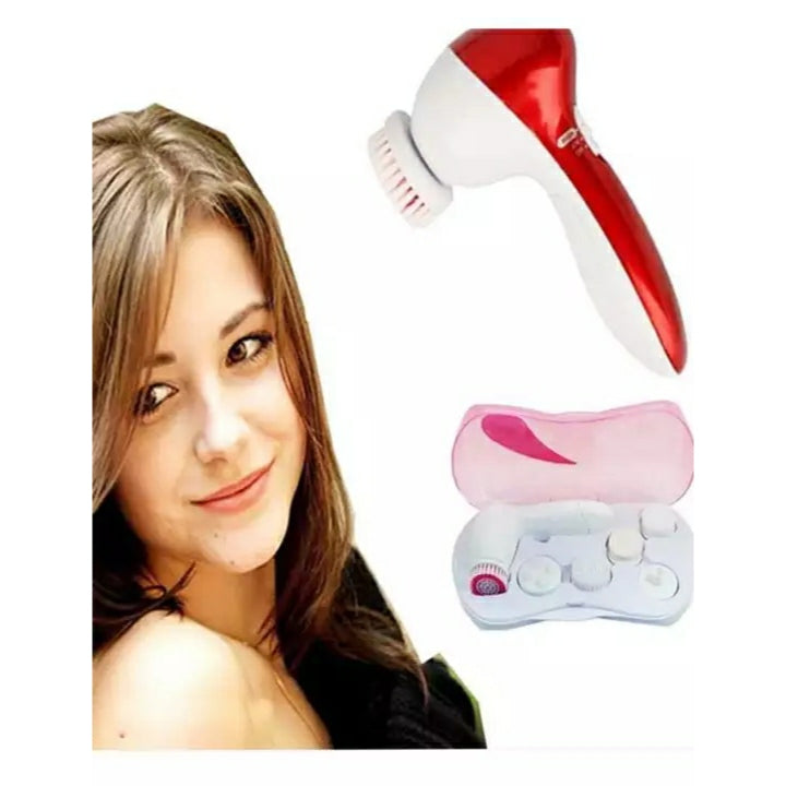 6 in 1 Facial Cleansing Beauty Massager CNAIER AE-8782A - Tuzzut.com Qatar Online Shopping