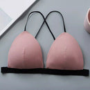 6 Pcs Women's Wireless Front Closure Bra Comfort Soft Triangle Cup Bralette - D4015 - Tuzzut.com Qatar Online Shopping