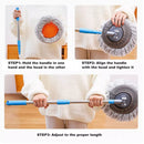 Multi-purpose Rotatable Microfiber Rod Mop Brush Extendable Handle - Tuzzut.com Qatar Online Shopping
