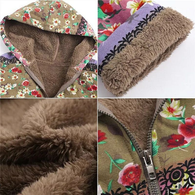 Women's Casual Printed Fashion Thin Hooded Coats - WT010 Women's Casual Printed Fashion Thin Hooded Coats - WT010