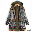 Women's Casual Printed Fashion Thin Hooded Coats - WT010 - Tuzzut.com Qatar Online Shopping