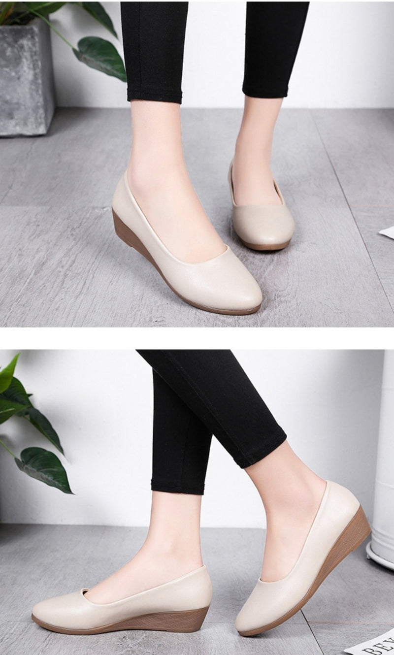 Women's Flat Round Toe Casual Slip On Loafers Shoes - F217 - Tuzzut.com Qatar Online Shopping