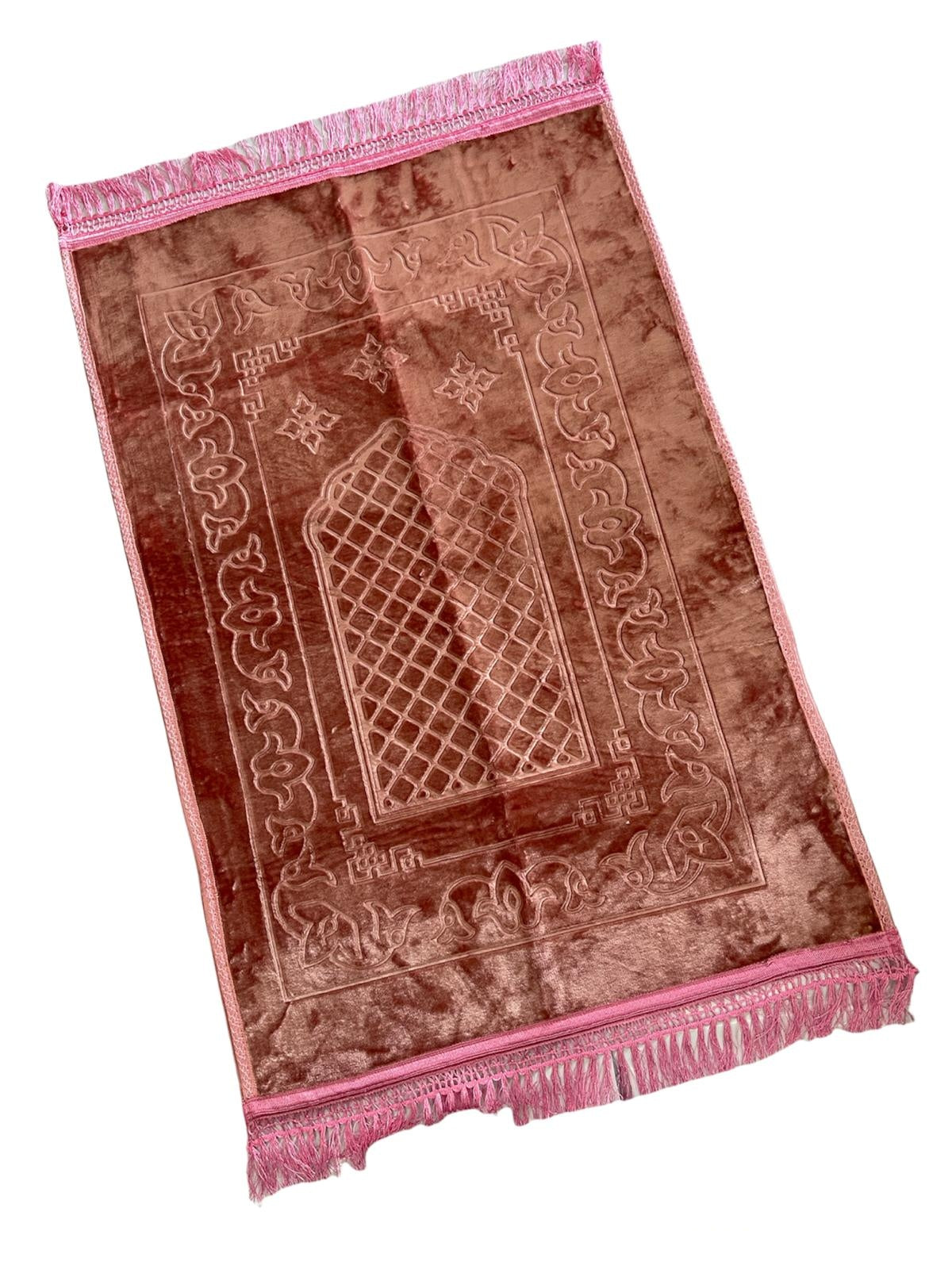 Soft Prayer Rug Plain Embossed Prayer Mat Musallah Sejadah - 80 x 120 cm Soft Prayer Rug Plain Embossed Prayer Mat Musallah Sejadah - 80 x 120 cm