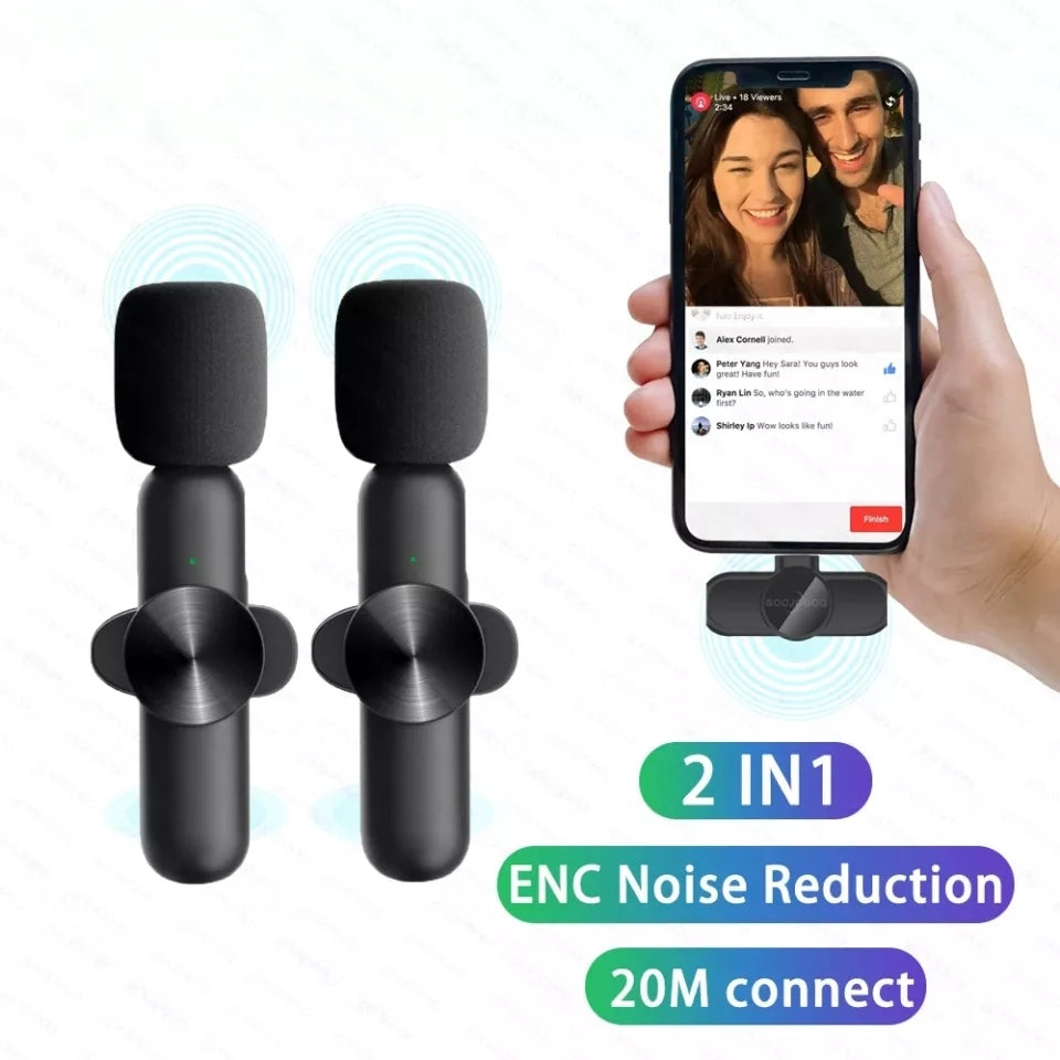 Wireless Lavalier Dual Microphone Wireless Lavalier Dual Microphone