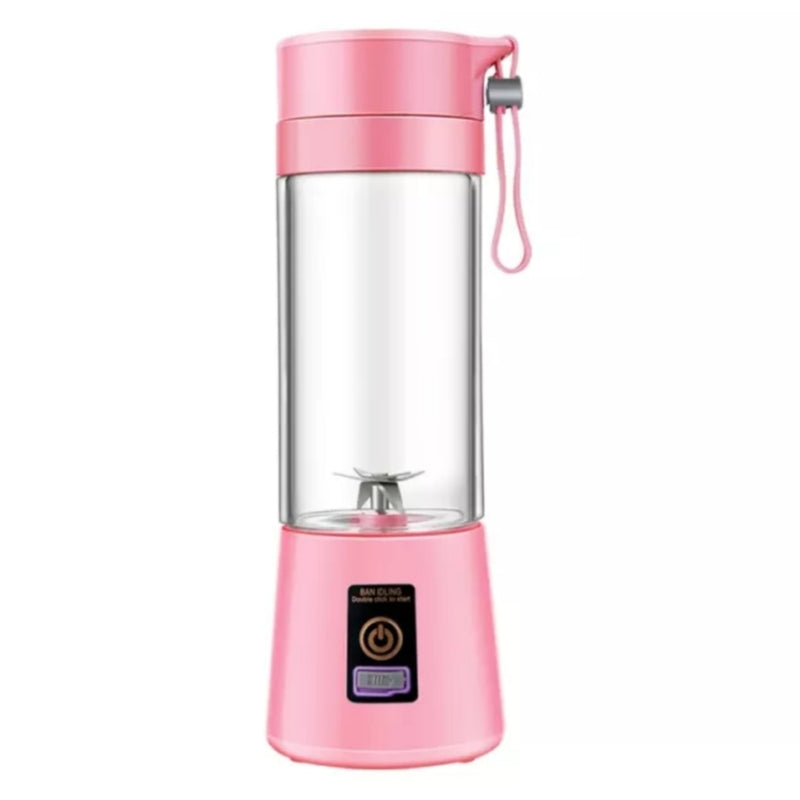 Portable Rechargeable Juice Blender with 6 Blades 380ml - HM-03 - Tuzzut.com Qatar Online Shopping