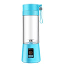 Portable Rechargeable Juice Blender with 6 Blades 380ml - HM-03 - Tuzzut.com Qatar Online Shopping