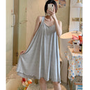 Women's Nighty Sling Loose Fit Soft Padded Sleepwear - A1022 - Tuzzut.com Qatar Online Shopping