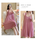 Women's Nighty Sling Loose Fit Soft Padded Sleepwear - A1022 - Tuzzut.com Qatar Online Shopping