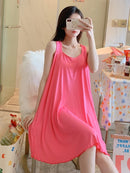 Women's Nighty Sling Loose Fit Soft Padded Sleepwear - A1022 - Tuzzut.com Qatar Online Shopping