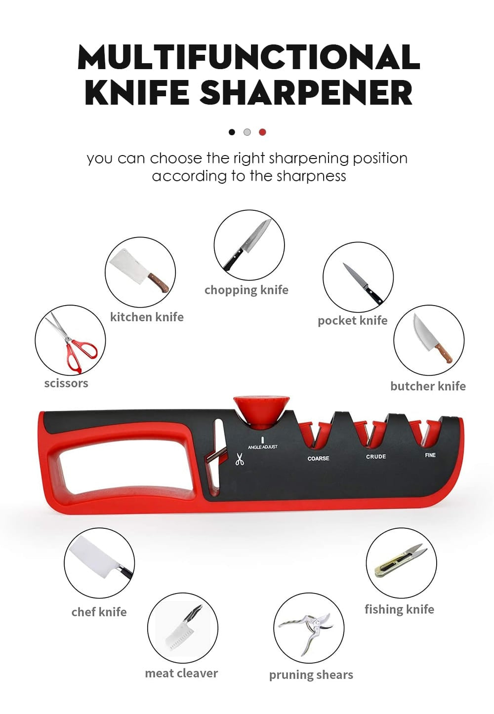 Multifunctional Adjustable Knife Sharpener ZL-2019 Multifunctional Adjustable Knife Sharpener ZL-2019