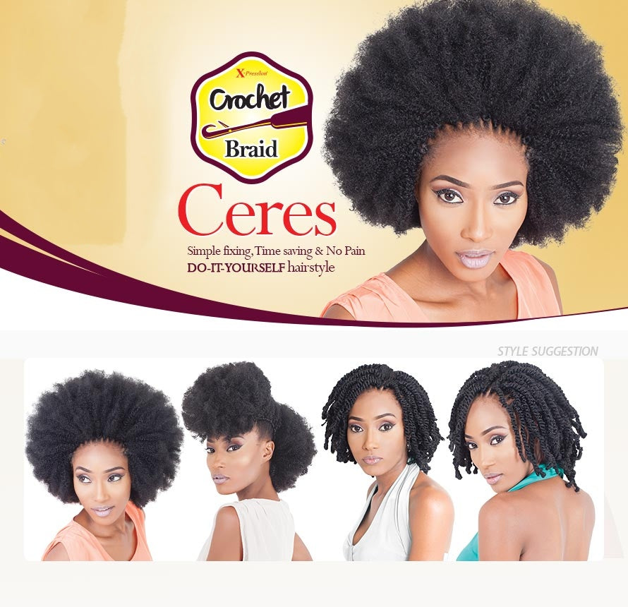 Xpression Ceres Crochet Braid Synthetic Hair Xpression Ceres Crochet Braid Synthetic Hair