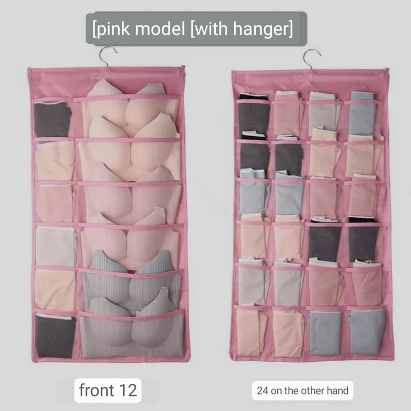 Multifunctional Closet Underwear Storage Bag Double-Sided Hanging