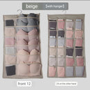 Double Sided Underwear Storage Bag Folding Hanging Bra Clother Organizer Hanger Clothes Organizer for Wardrobe Closet Organizer - Tuzzut.com Qatar Online Shopping