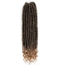 20 inch Soft Natural Soft Synthetic Hair Extension 24 Strands Brown S3912207 - Tuzzut.com Qatar Online Shopping