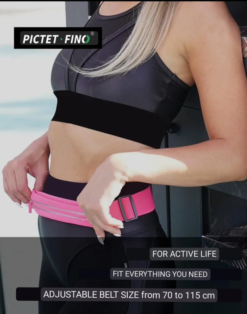 Pictet Fino Outdoor Sport Single Waist Bag Personal Anti-Theft Cell Phone Pocket Cause Men Women Running Cycling Fitness Mini Waist Pack