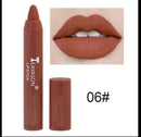 TEAYASON Matte Lipstick Waterproof Long Lasting Color Rendering Non-stick Velvet Lips Liner Pencil Woman Makeup Cosmetics - Tuzzut.com Qatar Online Shopping
