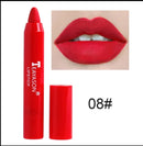 TEAYASON Matte Lipstick Waterproof Long Lasting Color Rendering Non-stick Velvet Lips Liner Pencil Woman Makeup Cosmetics - Tuzzut.com Qatar Online Shopping