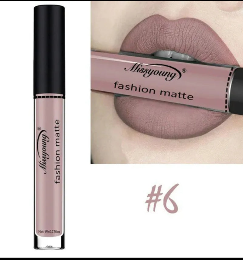 Missyoung Matte Lipstick Waterproof Makeup Pencil Velvet Pigments Beauty Lips