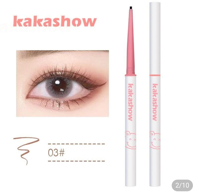 Kakashow Bright Glitter Eyeshadow Liner Waterproof Bling Glitter Eyeliner Makeup - Tuzzut.com Qatar Online Shopping