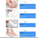 KOOGIS 1pair Greatlizard Lavender Extract Exfoliating Foot Mask, Moisturising Softening Foot Mask, Foot Care Make Up - Tuzzut.com Qatar Online Shopping