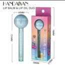 Cute Lollipop Lip Balm Lip Gloss Moisturizer Candy Lip Gloss Lipstick 2 in 1 Color Change Waterproof Long Lasting Lip Cosmetics - Tuzzut.com Qatar Online Shopping