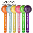 Cute Lollipop Lip Balm Lip Gloss Moisturizer Candy Lip Gloss Lipstick 2 in 1 Color Change Waterproof Long Lasting Lip Cosmetics - Tuzzut.com Qatar Online Shopping