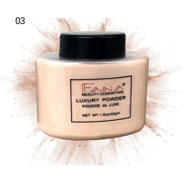 FANA Loose Powder Makeup Oil-Control Brightening Invisible Pores Makeup Powder - Tuzzut.com Qatar Online Shopping