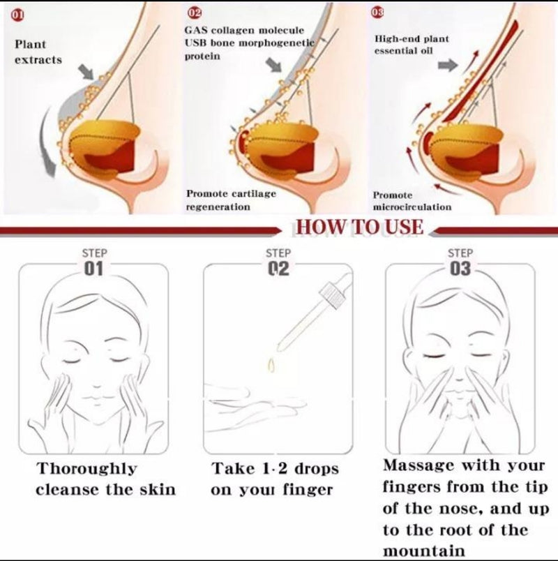 10ml Nasal Bone Lift Essential Oil Warp Charm Nose Care Nosal Bone Remodel Oil Lift Cream Massage Oil Nose Skin Care - Tuzzut.com Qatar Online Shopping