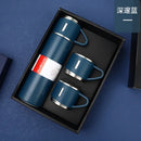 500ml 3 in 1 Stainless Steel Vacuum Flask Bottle With Cup Set - Business Gift Set - Tuzzut.com Qatar Online Shopping