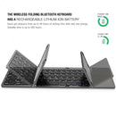 Mini Foldable Bluetooth Keyboard with Touchpad - Tuzzut.com Qatar Online Shopping