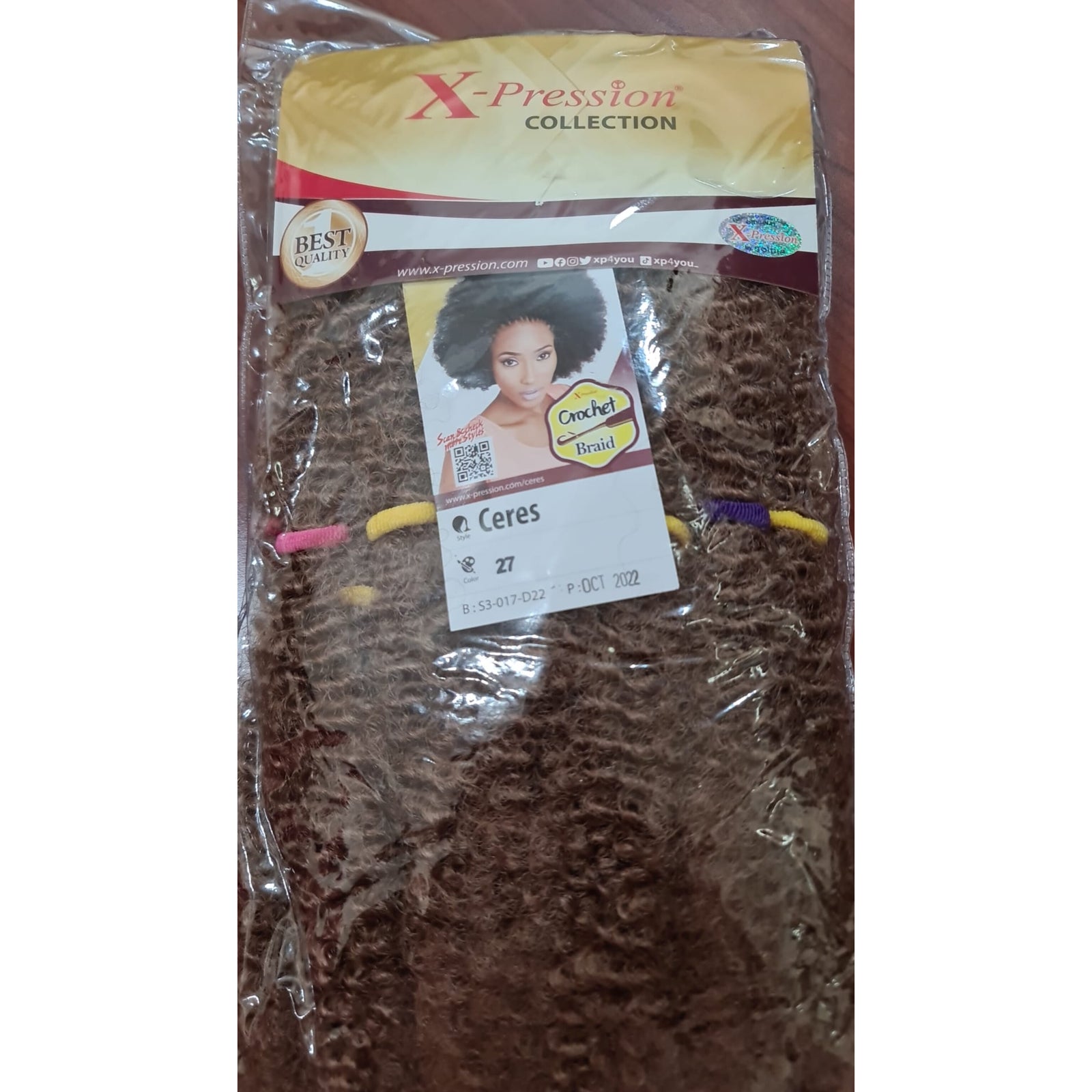Xpression Ceres Crochet Braid Synthetic Hair Xpression Ceres Crochet Braid Synthetic Hair