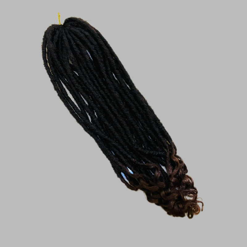 20 inch Soft Natural Soft Synthetic Hair Extension 24 Strands Brown S3912207 - Tuzzut.com Qatar Online Shopping