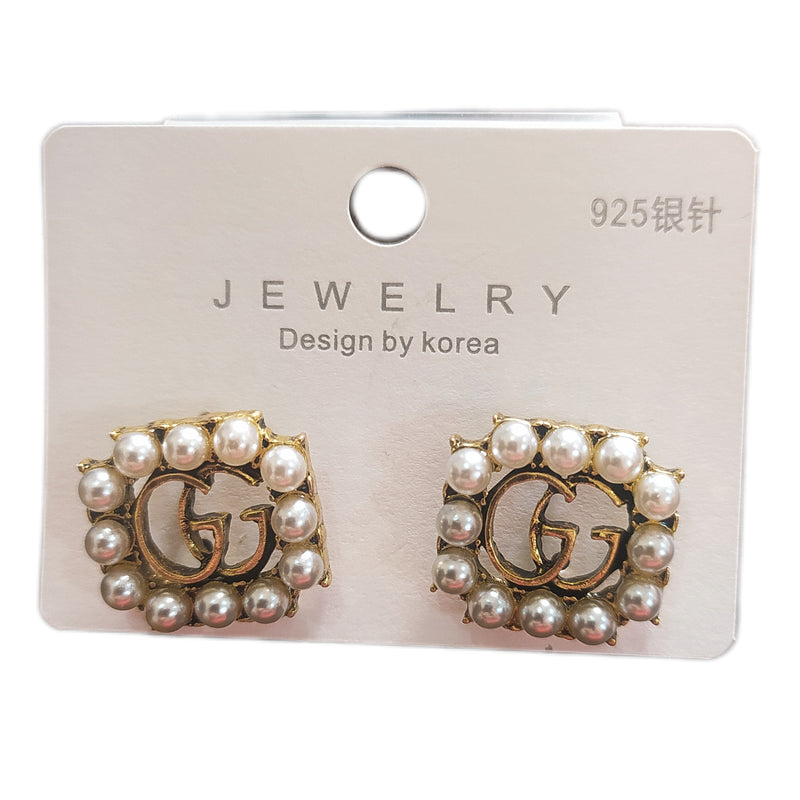 G Letter Style Fashion Earrings For Women -S85102