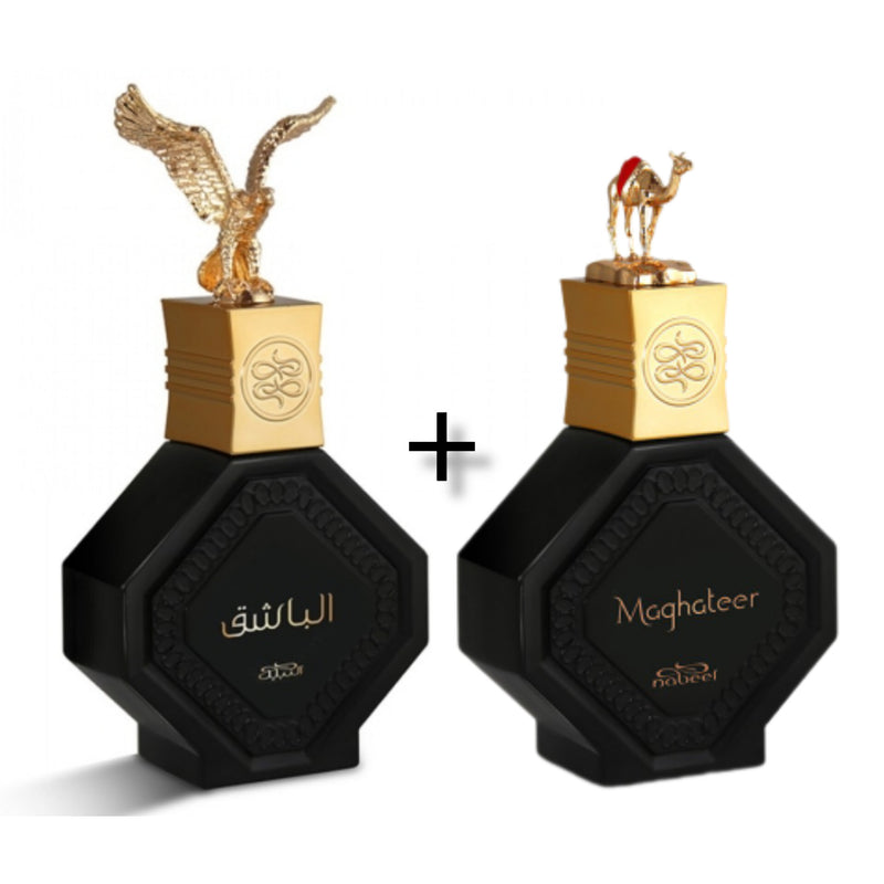 Nabeel Al Bashiq -EDP 100 ml + Nabeel Maghateer  - EDP 100 ml COMBO PACK - Tuzzut.com Qatar Online Shopping