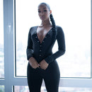 Pajama Suit with Women Fashion Lady Jumpsuit Sexy Pyjama Back Butt open X4371161 - Tuzzut.com Qatar Online Shopping