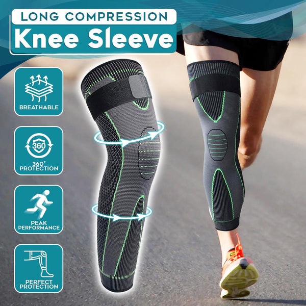Long Compression Knee Sleeve Brace
