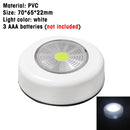 5 Pcs COB Hand Press Light Round LED Cabinet Light Wall Light Wardrobe Closet Light Emergency Kitchen Night Light Household S4175129 - Tuzzut.com Qatar Online Shopping