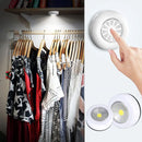 5 Pcs COB Hand Press Light Round LED Cabinet Light Wall Light Wardrobe Closet Light Emergency Kitchen Night Light Household S4175129 - Tuzzut.com Qatar Online Shopping