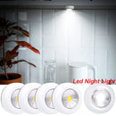 5 Pcs COB Hand Press Light Round LED Cabinet Light Wall Light Wardrobe Closet Light Emergency Kitchen Night Light Household S4175129 - Tuzzut.com Qatar Online Shopping